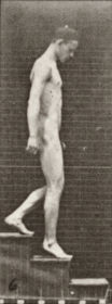 Plate 125 Descending stairs — figure reference